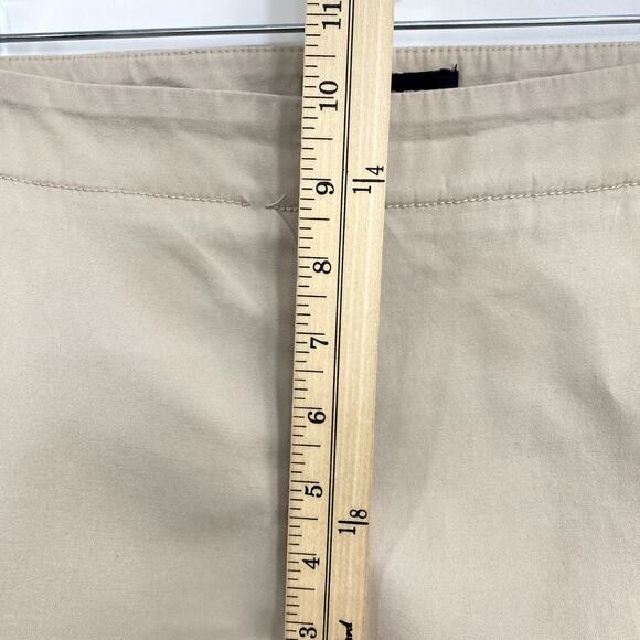 Talbots Ankle Pants Womens Petite Size 10P Khaki Side Zipper Stretch Casual - Picture 9 of 11